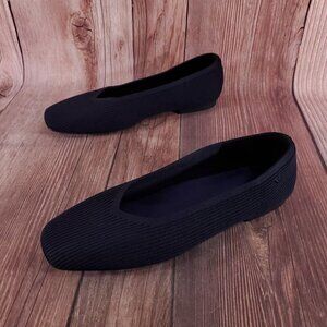 Vivaia Womens Size 43 US 11 Margot 2.0 Square Toe V-Cut Comfort Shoes Flats